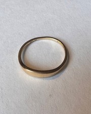 Mejuri Slim Signet Ring, 14k Yellow Gold, Size 8