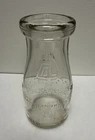 Vintage Sheffield Farms 1 Pint Glass Milk Bottle #4 New York