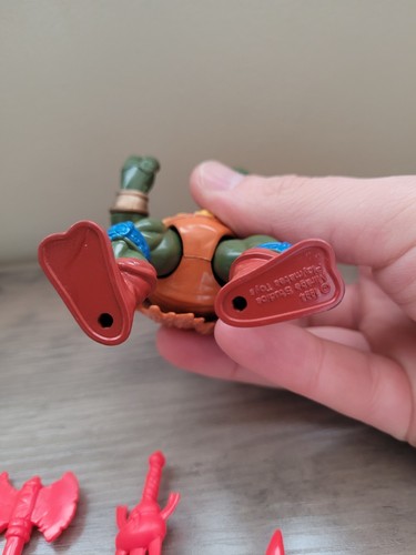 VTG 1994 TMNT Savage Leo Ninja Turtles Warriors Of The Forgotten Sewer Figure - Picture 16 of 17