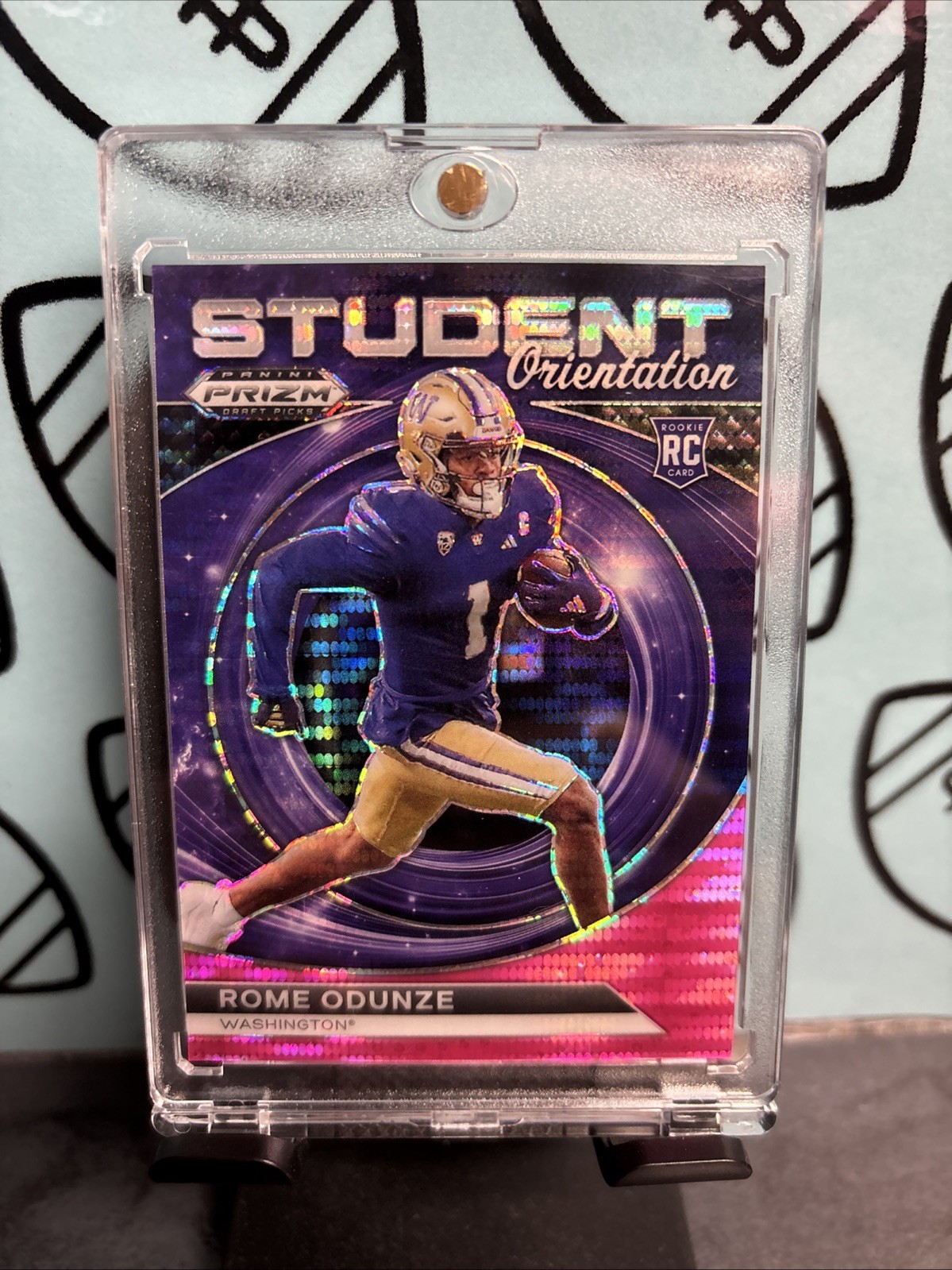 2024 Panini Prizm Draft Picks - Student Orientation Rome Odunze #SO-RO Pink /15