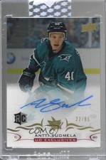 2018-19 Upper Deck Clear Cut Rookies UD Exclusives 22/65 Antti Suomela Auto 2j2