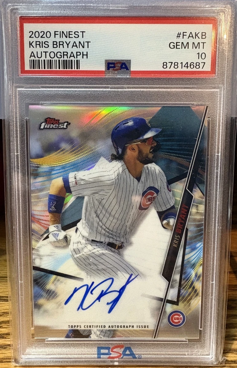 Kris Bryant Autographed Baseball Sports Trading Cards