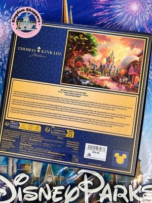 Disney Parks Thomas Kinkade Four Parks One World 1000 Piece Puzzle