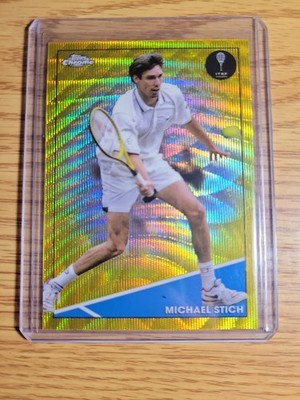 2021 Topps Chrome Tennis Michael Stich Gold Wave 18/50 #64