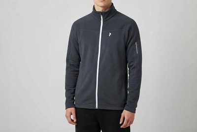 PEAK PERFORMANCE Grau Herren Trekking Fleece Sweatshirt L