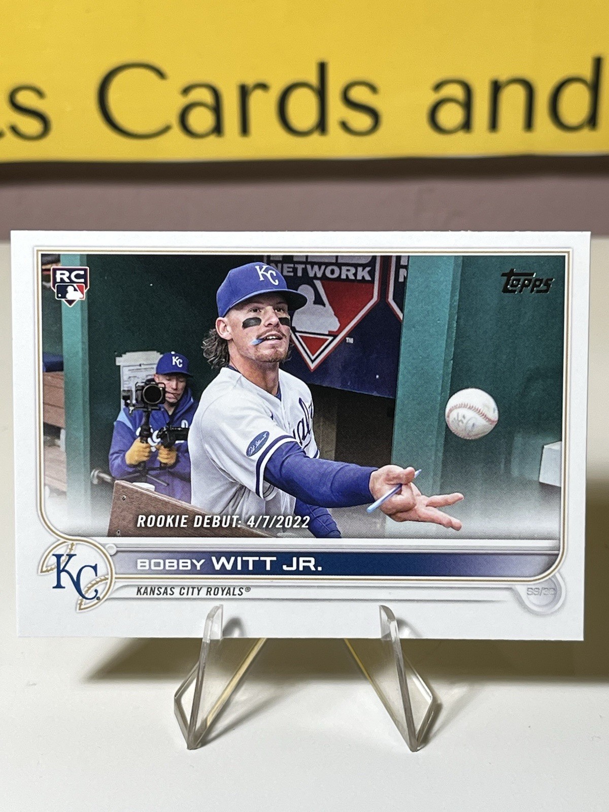 2022 Topps Update Series - Rookie Debut Bobby Witt Jr. #US187 (RC)