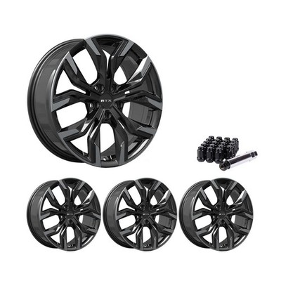5x112 Set of 4 18'' Rims Gunmetal Alloy Wheel fits 2002-10 2002-10 Audi A8, OEK5 
