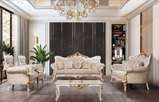 Sofagarnitur 3211 Sitz Set Design Sofa Polster Couchen  Klassiker Luxus Neu