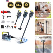 Steam Mop with Detachable Handheld Steam Cleaner, 10-in-1 Multi Accessories, ...