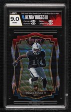 2020 Select Premier Level Tri-Color Prizm Die-Cut Henry Ruggs III HGA 9 0i8b