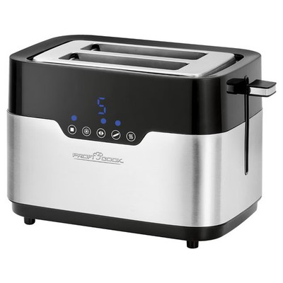 ProfiCook PC-TA 1170 Toaster, 770-920 W, breite Toastschlitze, Sensor Touch, sch