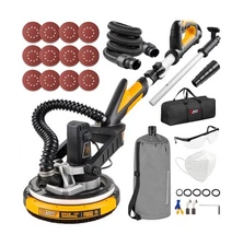 Drywall Sander with Vacuum Dust Collector, High Power 7-AMP Electric Sander f...