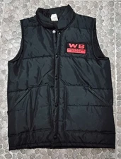 VTG WOLVERINE BRASS Vest  Safety Work  Size Small 1980s Uniform Puffer Jacket