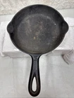 Vintage Griswold No. 3 Cast Iron Skillet 709B Dual Spouts Large Block Logo