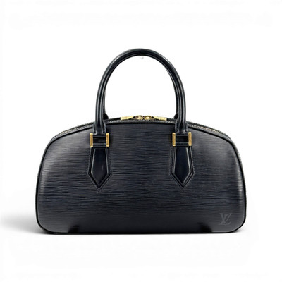 LOUIS VUITTON Jasmin Epi Noir Schwarz Leder Damen Top Handle Handtasche M52782