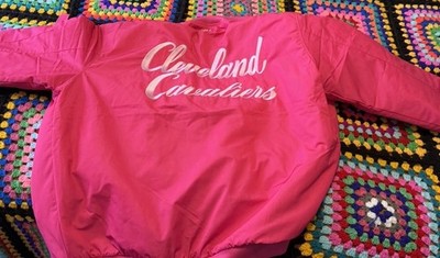 NWT Pink Cleveland Cavaliers Jacket Size xL Women's