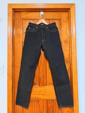 NEW Levi's 616 Orange Tab Black Jeans 30x34 Straight Regular Fit Men 100 Cotton