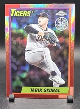 2025 Topps Chrome Update Tarik Skubal #90CU-10 1990 Refractor Comb. Shipp Avail