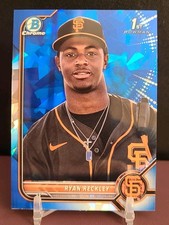2022 Bowman Chrome - Prospects Sapphire Ryan Reckley #BCP-163 1st Bowman RC