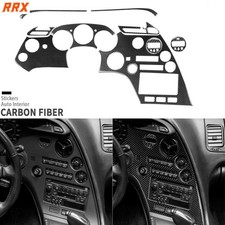 10pcs Real Carbon Fiber Full Interior Trim Kits For Toyota Supra A80 Mk4 1993-99 10pcs Real Carbon Fiber Full Interior Trim Kits For Toyota Supra A80 Mk4 1993-99