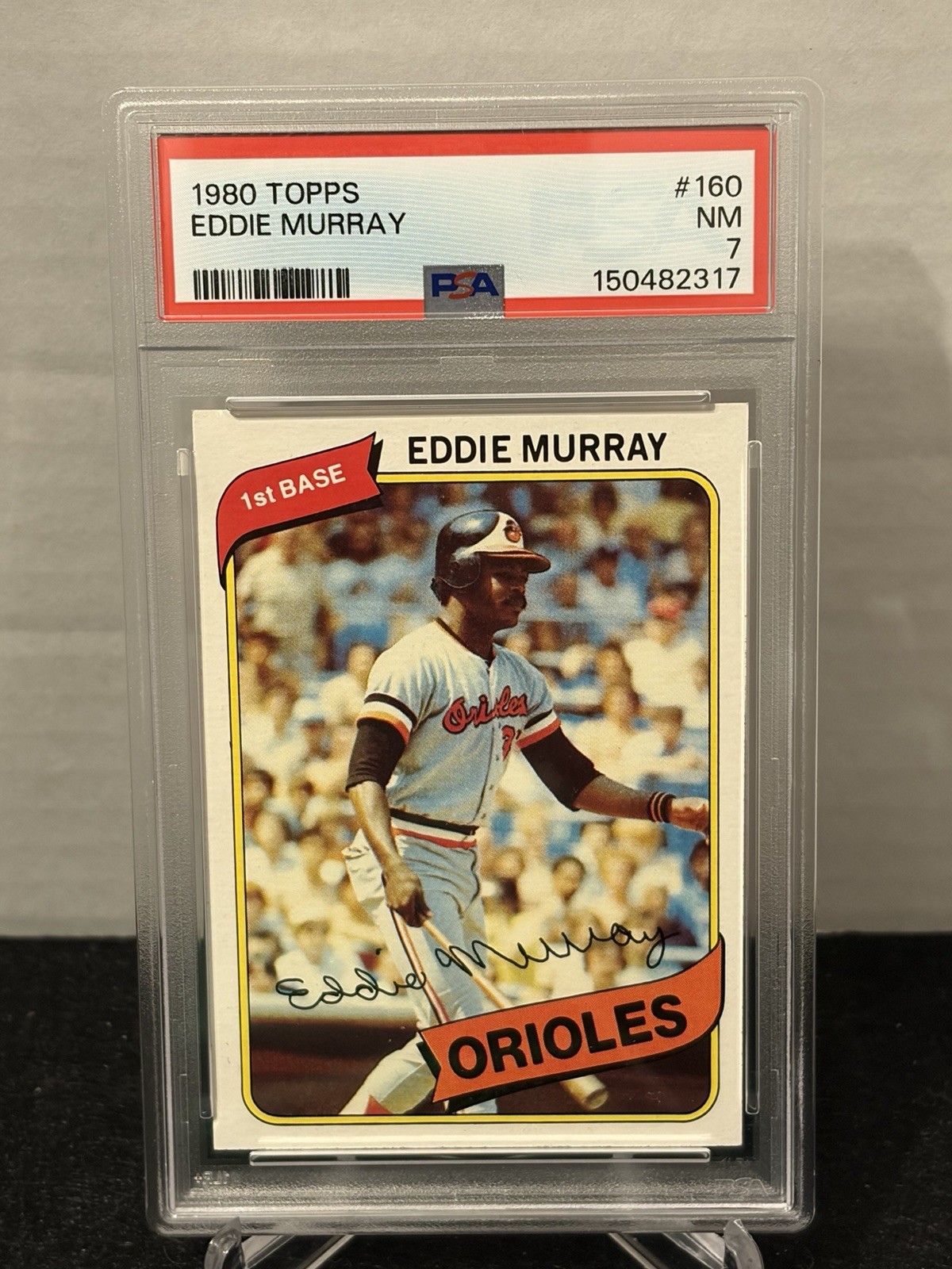 1980 Topps Eddie Murray #160 PSA 7 Near Mint HOF Baltimore Orioles