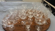 FOSTORIA NEW VINTAGE GRAPE MIXED GLASS SET