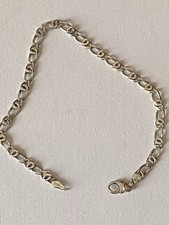 Bracciale a  maglia da uomo in argento 925 anni 60