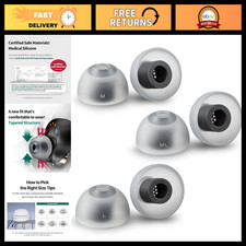 Premium Medical Silicone Earbud Tips for ASMR  IEM - Size M/ML/L Set