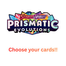 Pokemon prismatic evolutions - Normal and Reverse Holo Single - Choose Your Card