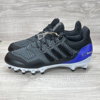 Adidas Ultraboost Football Cleats Black Blue Woven JP7410 Men's