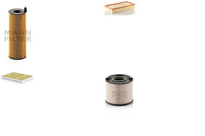 Inspektionspaket Filtersatz XL MANN-FILTER mit fungizider Wirkung Filtereinsatz