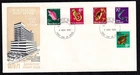 New Zealand 1970 Definitives 5c-8c First Day Cover FDC SC 444-448