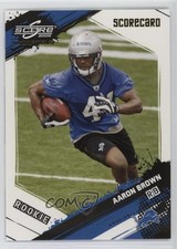 2009 Score Inscriptions Rookie Scorecard 38/50 Aaron Brown #301 1u6