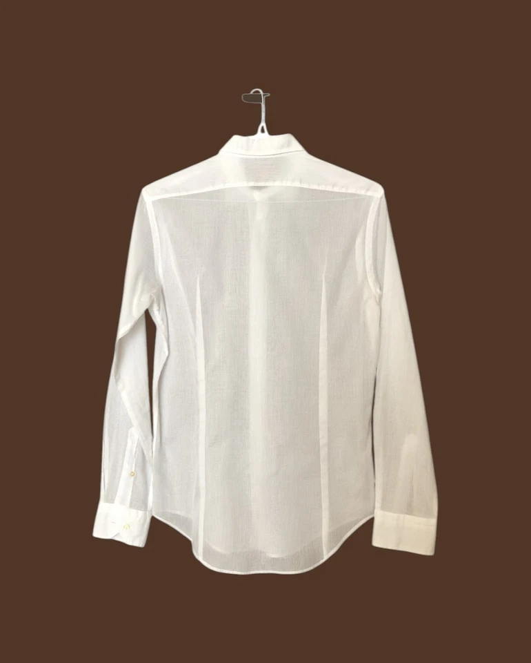 Etro Camicia bianca uomo in cotone leggerissimo - Immagine 2 di 4