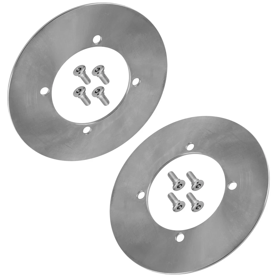 2x Rotor de disco de freno delantero trasero con pernos para Yamaha Viking 700 YXM700 EPS 2014-22 Foto 4 de 4