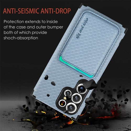 For Samsung Galaxy S23 S22 S21 Ultra A54 MagSafe Case Magnetic Wallet Card Cover - Photo 9 sur 60