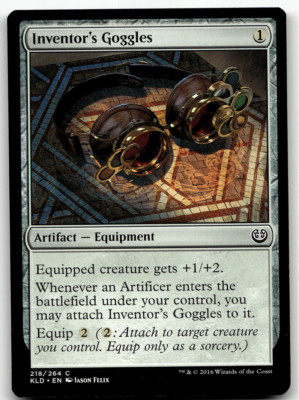 MTG Kaladesh Inventor's Goggles 218 NM/M