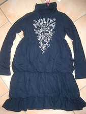 C995 Nolita pocket girls dress logo lettering hearts flowers rubber print size 98
