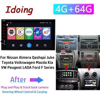 9'' Car Radio For Apple/Andriod Carplay Car Stereo Touch Screen GPS Navi WIFI