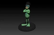 UNPAINTED The Impossibles 3D Printed Models 5" Tall