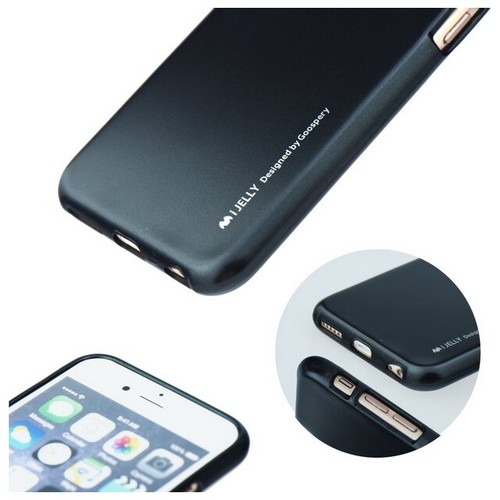 Goospery Custodia I-jelly Metal Mercury Tpu Case Cover Per Xiaomi Redmi 4a Black - Foto 4 di 5