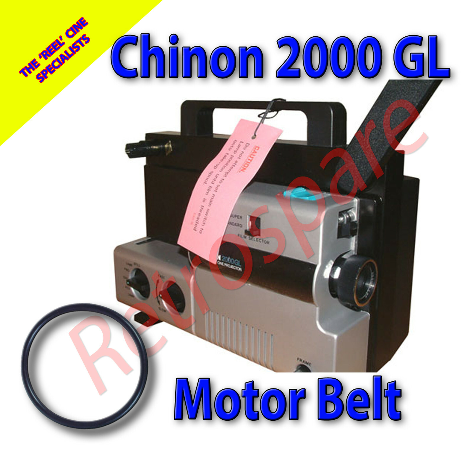 CHINON 2000GL 8mm Cine Film Projector Drive Belt
