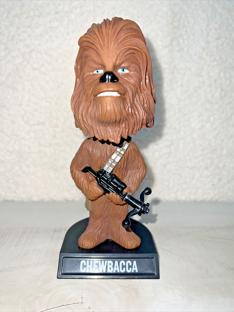 2008 FUNKO STAR WARS CHEWBACCA WACKY WOBBLER BOBBLE HEAD, LARGE