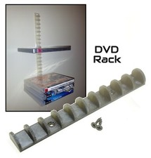 Wall Mount Bracket Rack for Holding DVD, Video Games, CD, Movies