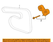 GM OEM 08-18 Astra correas de refrigeración poleas-tensor de correa 25191534