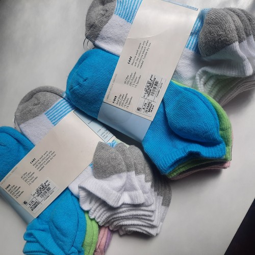 NWT 2 Packs Cat & Jack Target Low Rise Socks Girls 20 pairs total - Picture 3 of 5