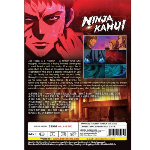 DVD Anime Ninja Kamui TV Series (VOL. 1-12 End) 2024 English Dubbed All Region - Picture 2 of 9