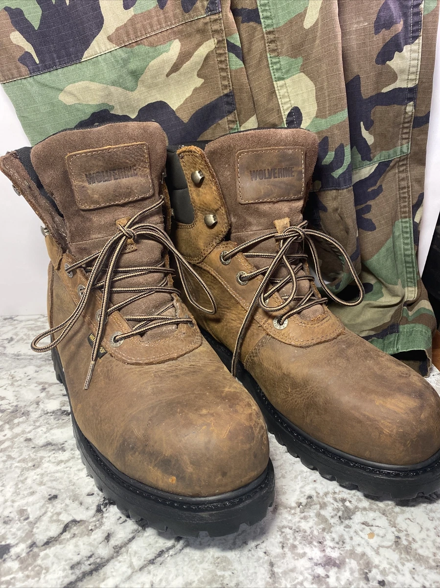 Wolverine Men s Iron Ridge Steel EH Steel Toe Lace Up Work Boots