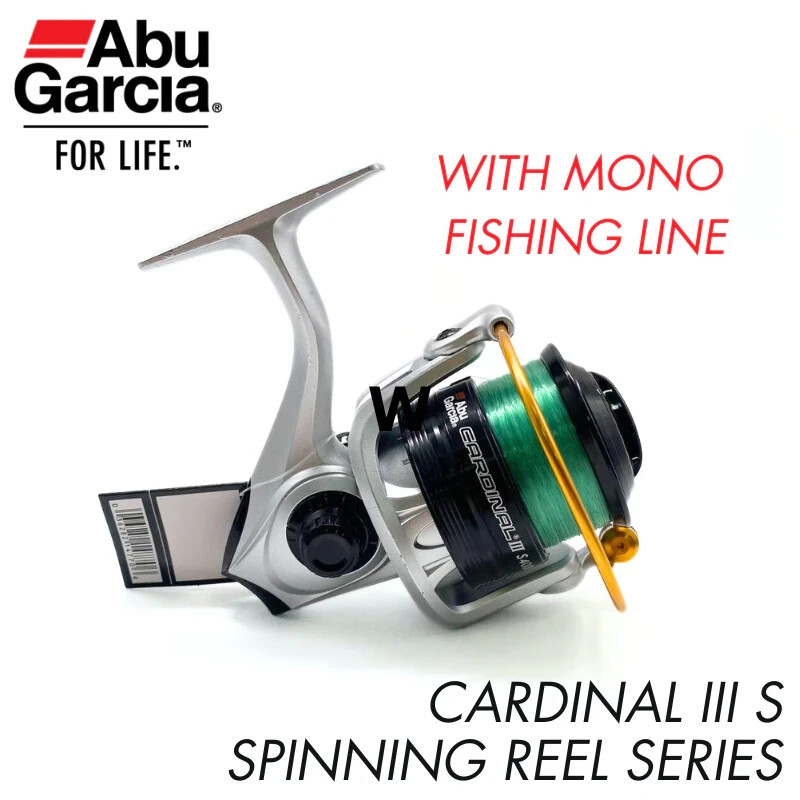 Abu Garcia Cardinal III S5000 (pe 6-150m) Spinning Reel With Mono