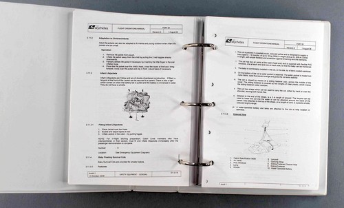 AIR SEYCHELLES AIRLINE CABIN CREW BOEING 767 SAFETY MANUAL 2008 CARD - Picture 5 of 10